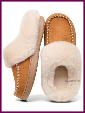 Fuzzy Mocc Faux Suede Arch Support Memory Foam
